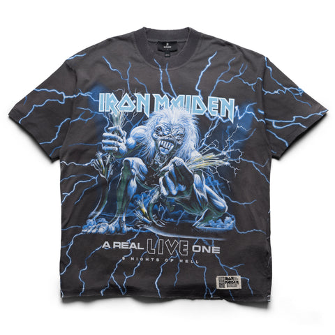 Iron Maiden x Represent A Real Live One Tee - Stained Brown