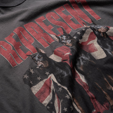 Represent Dream On Tour Tee - Sun Fade Grey