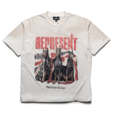 Represent Dream On Tour Tee - Washed Ecru