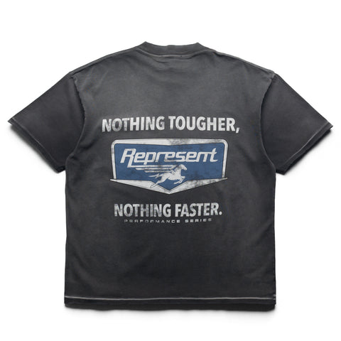 Represent Nothing Faster Tee - Stained Black