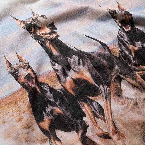 Represent Western Dobermans Tee - Flat White