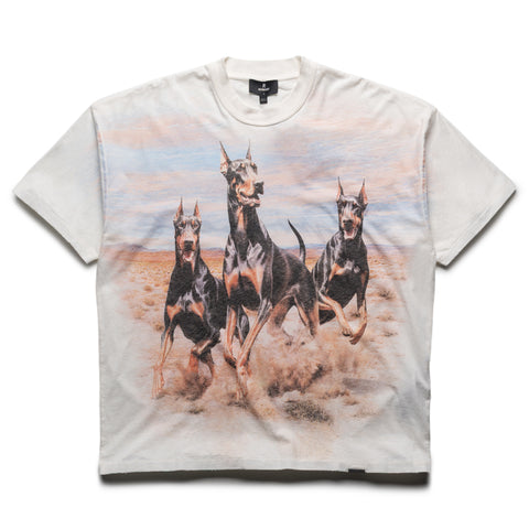 Represent Western Dobermans Tee - Flat White