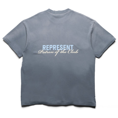Represent Patron Of The Club Tee - Washed Grey
