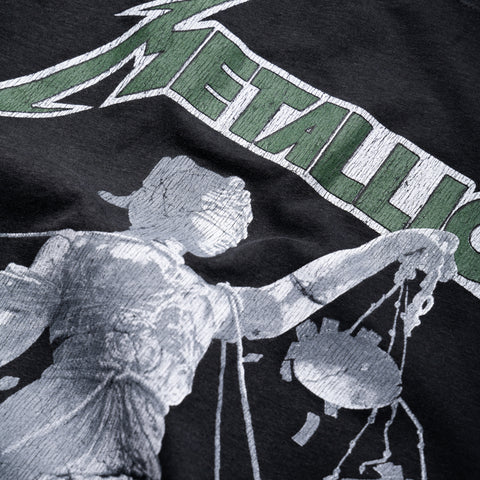 Metallica x Represent Justice Tee - Stained Black