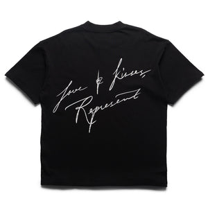 Represent Love and Kisses Tee - Jet Black