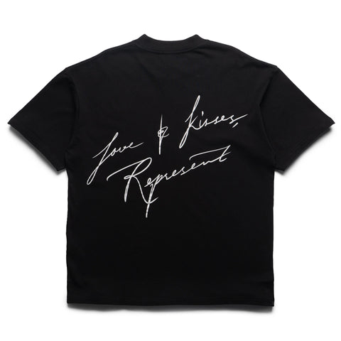 Represent Love and Kisses Tee - Jet Black