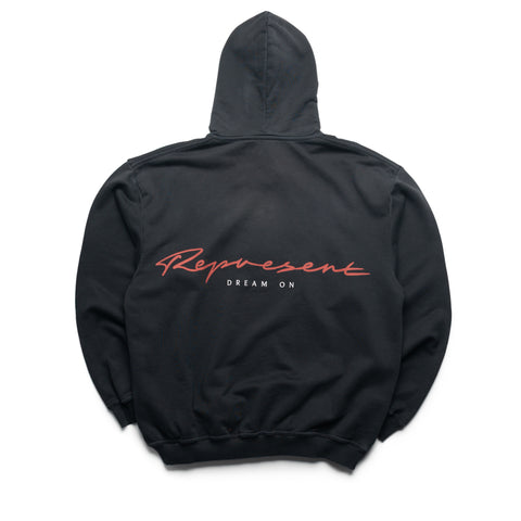 Represent Chrome Flight Hoodie - Stained Black
