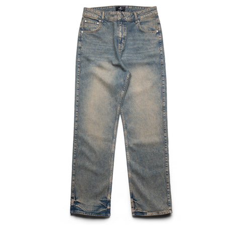 Represent R2 Straight Leg Denim Pants - Blue Cream