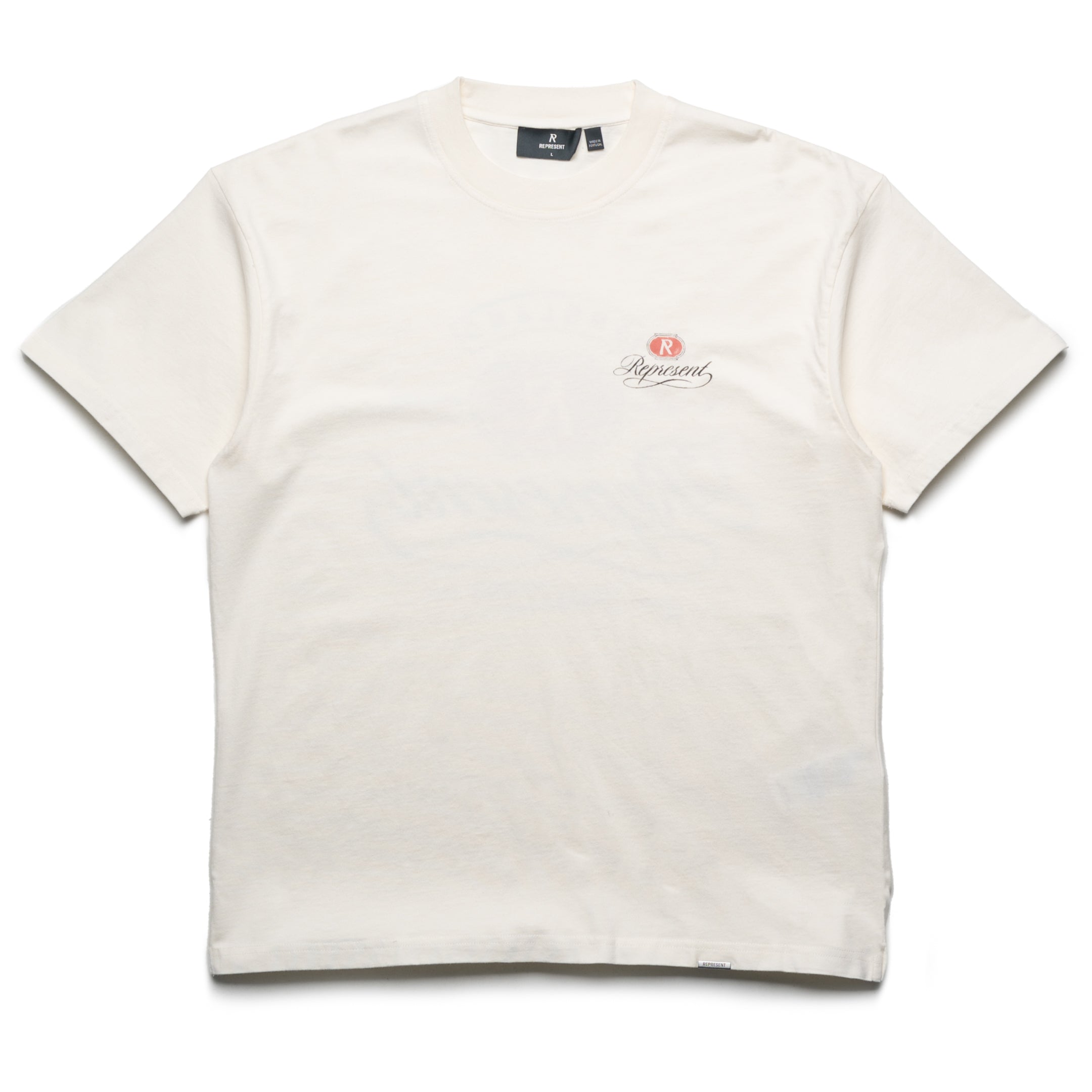 Represent Grand Vintage Hand Drawn Tee - Aged White – Sneaker Politics