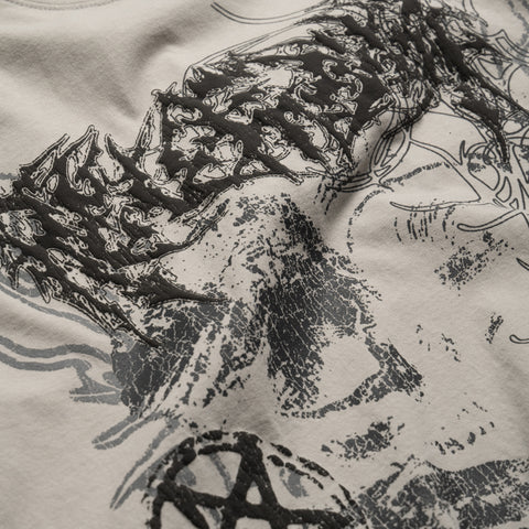 Revenge Abandoned Tee - Cement