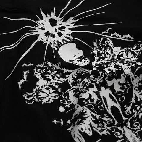 Revenge Shrine Tee - Black/White