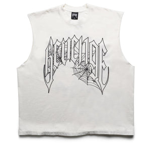 Revenge Web Cross Cut Off - White/Black