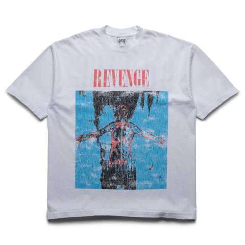 Revenge Silver Tee - White