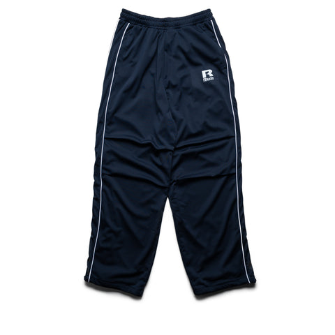 Rhude Mesh Piping Parachute Track Pants - Navy/White