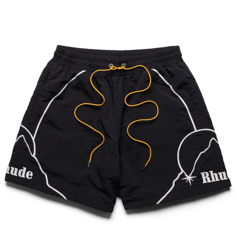 Rhude Moonlight Pista Shorts - Black/White