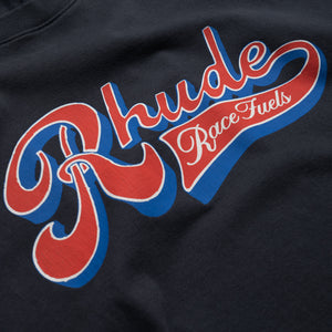 Rhude Pit Stop Tee - Vintage Black/Red