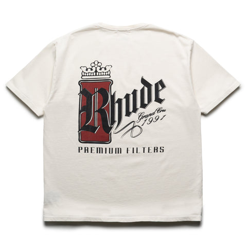 Rhude Fumar 91 Tee - Vintage White/Red