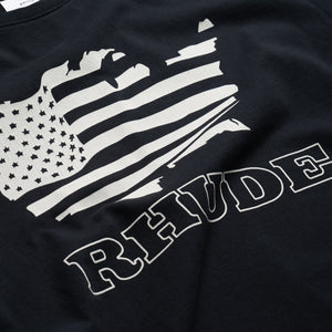 Rhude Banner Tee - Vintage Black/White