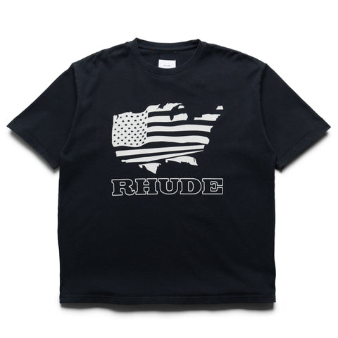 Rhude Banner Tee - Vintage Black/White