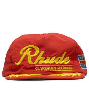 Rhude Clermont-Ferrand Souvenir Hat - Bright Red/Yellow