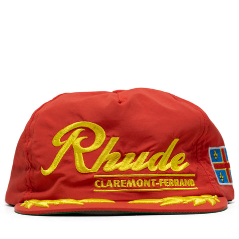 Rhude Clermont-Ferrand Souvenir Hat - Bright Red/Yellow