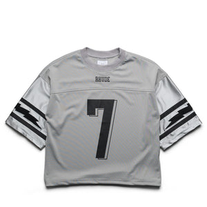 Rhude Lightning Football Jersey - Grey/White