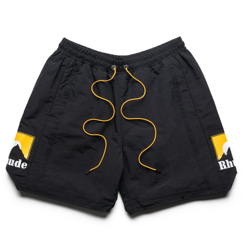 Rhude Moonlight Logo Short - Black/Yellow