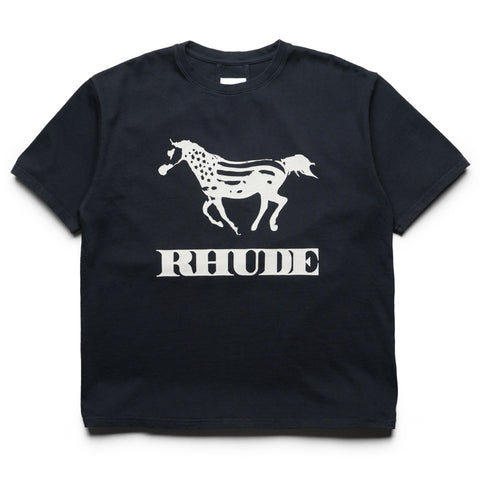 Rhude Dinero Tee - Vintage Black/White