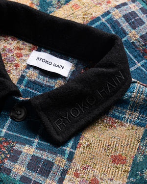 Ryoko Rain Quilted Tapestry Work Jacket - Multi