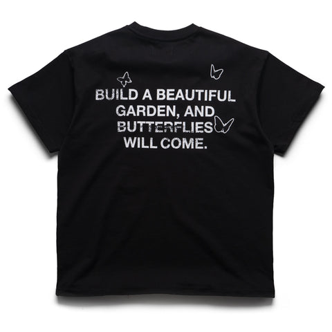 Ryoko Rain Butterfly Garden Tee - Black