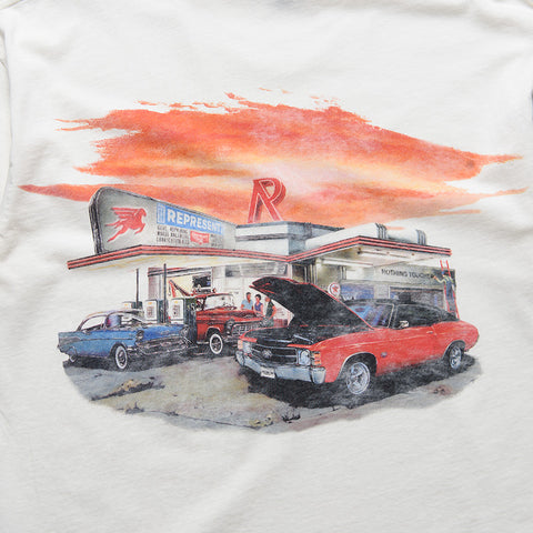 Represent 24 Hour Service Tee - Flat White