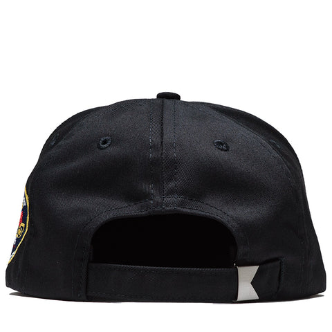 Rhude Racing Crest Strapback - Black/Navy