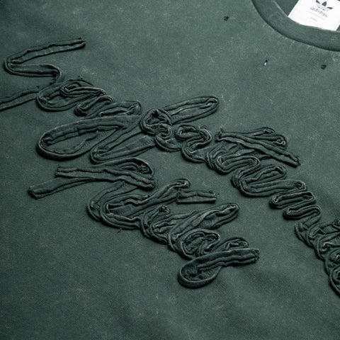 Song for the Mute x Adidas Washed Tee - Shadow Green