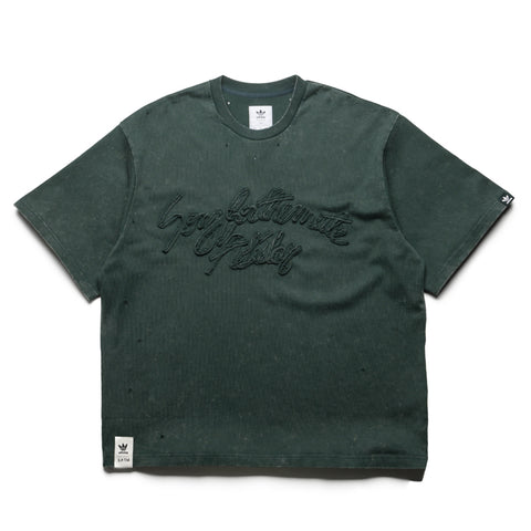 Song for the Mute x Adidas Washed Tee - Shadow Green