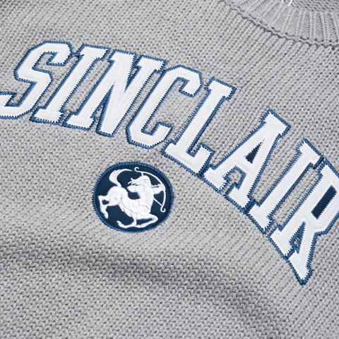 Sinclair Tackle Twill Sweater - Grey