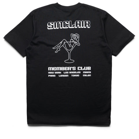 Sinclair Members Club Tour Tee - Black