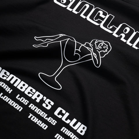 Sinclair Members Club Tour Tee - Black