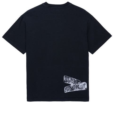 Honor The Gift x Politics Rally Time Tee - Faded Black