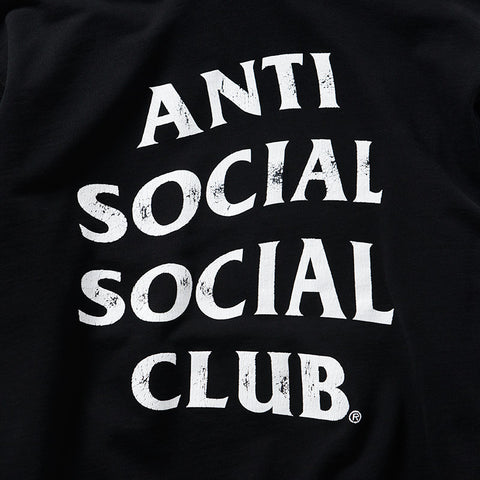 Anti Social Social Club Weathered Hoodie - Black