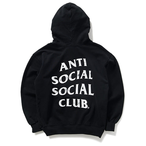 Anti Social Social Club Weathered Hoodie - Black