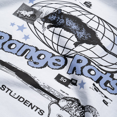 Students Golf Range Rats Tee - White