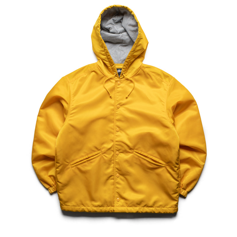 Stussy Hooded Coaches Jacket - Yellow – Sneaker Politics