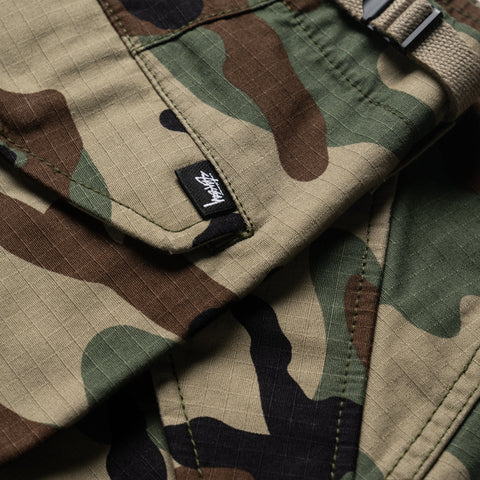 Stussy Cargo Short Ripstop - Woodland Camo