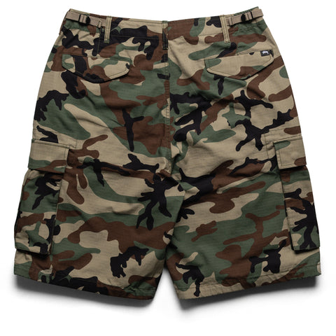 Stussy Cargo Short Ripstop - Woodland Camo