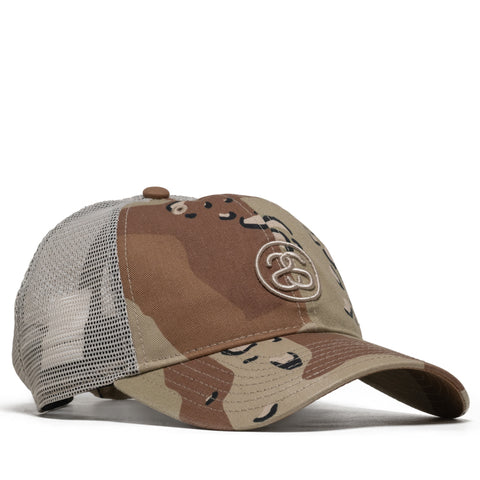 Stussy SS Link Trucker 9Twenty Hat - Desert Camo