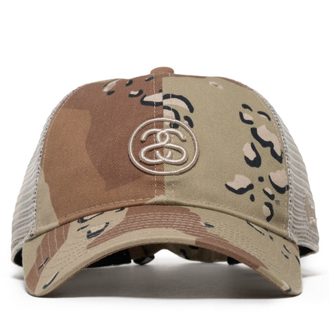 Stussy SS Link Trucker 9Twenty Hat - Desert Camo