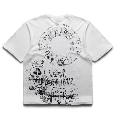 Stussy Skulls Pig Dyed Tee - Natural
