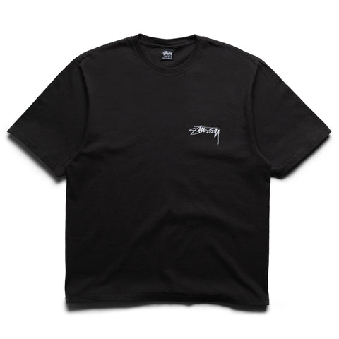 Stussy Skate Stack Pig Dyed Tee - Faded Black