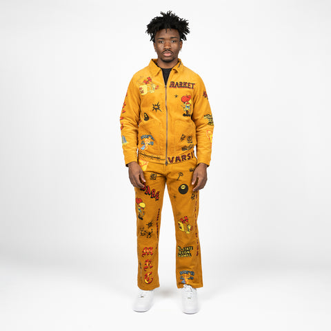 Market Boosted Corduroy Pants - Rattan