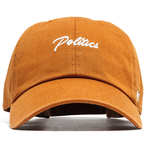 Politics x '47 Flat Script Strapback - Burnt Orange